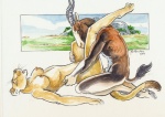 2011 antelope anthro anvil_position areola big_breasts bovid breasts duo erection eyes_closed felid female female_penetrated from_front_position gazelle genitals heather_bruton horn interspecies legs_up lion lying male male/female male_penetrating male_penetrating_female mammal nude on_back pantherine penetration penis predator/prey predator_penetrated prey_penetrating prey_penetrating_predator sex tail