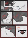 3:4 after_transformation brown_eyes canid canine comic fur hi_res jintally june_(jintally) mammal mythological_canine mythological_creature mythology paws transformation werecanid werecanine werecreature werewolf