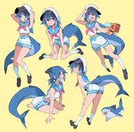 Rating: s
ID: 5259701
Date: 2024-12-22 23:25:14 -0500
Status: active
Score: 21
absurd_res animal_humanoid asian_clothing azuumori barefoot belt black_clothing black_footwear blue_belt blue_hair bottomwear clothing east_asian_clothing feet female fin fish fish_humanoid fish_tail footwear full-length_portrait hair hat head_fin headgear headwear hi_res humanoid japanese_clothing japanese_school_uniform kerchief light_body light_skin long_socks mako_(azuumori) marine marine_humanoid midriff multiple_angles neckerchief neckwear open_mouth portrait red_eyes red_kerchief red_neckerchief sailor_cap sailor_collar school_uniform serafuku shark_humanoid shark_tail shirt shoes short_hair shorts simple_background sleeveless_shirt smile socks solo topwear toy toy_gun uniform water_gun white_bottomwear white_clothing white_headwear white_shirt white_shorts white_topwear yellow_background post #5259701