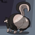 Rating: q
ID: 5608512
Date: 2025-05-30 03:18:23 -0400
Status: pending
Score: 18
2025 ambiguous_gender animated bedroom_eyes big_butt black_body black_fur blurred_background blurred_character bottom_heavy bottomless bouncing_butt bubble_butt butt butt_focus canid canine canis clothed clothing depth_of_field digital_media_(artwork) digitigrade feral frame_by_frame fur geometric_background huge_butt hyper hyper_butt kiosk28 looking_at_viewer looking_back looking_back_at_viewer loop mammal multicolored_body multicolored_tail musk musk_clouds narrowed_eyes nude nude_feral pixel_(artwork) pixel_animation presenting presenting_hindquarters quadruped rear_view seductive shaded shadow shaking_butt short_playtime simple_background smile solo tail tail_motion thick_thighs twerking white_body white_fur wide_hips wolf post #5608512