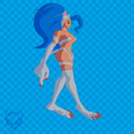 1:1 360_fov 3d_(artwork) animal_humanoid animated big_feet big_hands blue_background blue_hair capcom cat_humanoid checkered checkered_background clothed clothing darkstalkers digital_media_(artwork) dragon_audi feet felicia_(darkstalkers) felid felid_humanoid feline feline_humanoid female green_eyes hair humanoid long_hair mammal mammal_humanoid no_sound pattern_background short_playtime simple_background skimpy solo standing turntable_(animation) webm