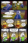 absolutedream absurd_res animated_skeleton asriel_dreemurr bone boss_monster_(undertale) bovid caprine comic comic_sans dialogue english_text frisk_(undertale) group hi_res human humor jokes lizard mammal monster_kid reptile sans_(undertale) scalie skeleton speech_bubble text undead undertale undertale_(series)