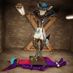 Rating: e
ID: 5616957
Date: 2025-06-02 17:27:23 -0400
Status: active
Score: 14
1:1 3d_(artwork) absurd_res animal_genitalia animal_penis anthro anthro_on_anthro arms_tied ball_gag ball_squeeze balls bdsm biped black_body black_boots black_claws black_clothing black_footwear black_fur black_shoes blender_(artwork) blender_cycles blindfold blue_body blue_fur blue_penis bodily_fluids bondage boots bound canid canine canine_genitalia canine_penis canis claws clothed clothing cock_and_ball_torture crush cum cum_drip cum_dripping_from_penis cum_on_feet cum_on_penis depth_of_field digital_media_(artwork) dominant dragonplayer dragonplayer_(character) dripping duo erection feet foot_fetish foot_play footwear fox fur gag gagged genital_fluids genital_torture genitals grey_body grey_fur hair hi_res hindpaw inside jacket jex jexouium knot leather leather_boots leather_clothing leather_footwear leather_jacket leather_legwear leather_thigh_highs leather_topwear legs_tied legwear lying lying_on_ground male male/male mammal mccheese178 multicolored_body nude on_ground open_mouth orgasm pain pawpads paws penis penis_squeeze reflection rexouium sex sex_dungeon shoes slim slim_anthro slim_male slim_sub smile standing standing_on_another stepped_on submissive submissive_male tail teeth thigh_highs toe_claws toes topwear torture trampling white_body white_fur post #5616957