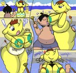 Rating: e
ID: 5603557
Date: 2025-05-28 01:11:06 -0400
Status: active
Score: 13
angry animal_crossing annoyed anthro areola areola_slip between_breasts big_areola big_breasts bikini bikini_bottom bikini_top bouncing_breasts breast_smother breasts bulge butt butt_grab choker clothed clothing clothing_transformation comic cross-popping_vein duo elephant elephantid eloise_(animal_crossing) face_between_breasts female gold_bikini half-closed_eyes hand_on_butt hands_behind_head heart_eyes heart_symbol hi_res huge_breasts human jewelry klutzatdusk larger_female male male/female mammal meme narrowed_eyes necklace nintendo proboscidean size_difference skimpy slightly_chubby slightly_chubby_female slightly_chubby_male smothering smug surprised_expression swimwear thick_thighs two-piece_swimsuit villager_(animal_crossing) wide_hips post #5603557