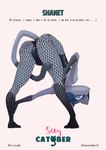 2021 absurd_res anthro bent_over bent_over_with_legs_held_straight biped blue_face bulge catober catober_2021 clothing digital_media_(artwork) domestic_cat eyelashes felid feline felis feliscede female fishnet_clothing fishnet_leggings fishnet_legwear full-length_portrait gloves_(marking) green_eyes grey_body hi_res latex latex_clothing latex_topwear leg_markings leggings legwear leotard lingerie maeterlinck's_blue_bird mammal markings portrait shaded shanet siamese simple_background socks_(marking) solo spread_legs spreading tail teddy_(clothing) thin_tail topwear tyltyl_and_mytyl's_adventurous_journey white_background