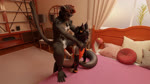 3d_(artwork) 3d_animation aak_(arknights) aak_(valorlynz) accessory animated anthro anthro_penetrated anus arknights balls black_body black_fur black_hair blender_(artwork) bodily_fluids butt cheating_girlfriend clothed clothing cock_ring cuckold cum cum_in_pussy cum_inside digital_media_(artwork) domestic_cat duo ear_piercing erection feet felid feline felis female female_penetrated fur genital_fluids genitals hair haplorhine hi_res huge_filesize humanoid_genitalia humanoid_penis hypergryph infidelity jewelry male male/female male_penetrating male_penetrating_female mammal monkey multicolored_body nude penetration penile penile_penetration penis penis_accessory penis_in_pussy penis_jewelry piercing primate pussy sex sound spirit(paw) spiritpaw studio_montagne throbbing throbbing_balls vaginal vaginal_penetration valorlynz webm white_body white_fur yipkin