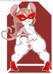 Rating: e
ID: 5607051
Date: 2025-05-29 14:19:14 -0400
Status: active
Score: 34
absurd_res anthro anus areola big_butt breasts brown_hair buckteeth butt clothing dahshowstopperz empty_eyes female footwear footwear_only genitals hair hi_res high_heels high_heels_only little_mouser long_hair looking_at_viewer looking_back looking_back_at_viewer mammal mario_bros mask mask_only mostly_nude mouse ms._mowz murid murine nintendo nipples nude paper_mario paper_mario:_the_thousand_year_door pink_anus pink_areola pink_nipples pink_nose pink_pussy pink_tail pussy rear_view red_background red_clothing red_footwear red_high_heels red_mask red_shoes rodent shoes shoes_only simple_background small_breasts smile solo spread_butt spreading tail teeth thick_thighs white_background white_eyes wide_hips post #5607051