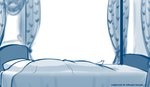 2022 adobe_photoshop_(artwork) bed bedpost bedroom blue_and_white conditional_dnp digital_media_(artwork) furniture hi_res hiding hiding_behind_bed hiding_behind_object inside monochrome offscreen_character pillow sketch stealth tom_fischbach twokinds zero_pictured