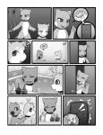 2013 anthro bath bathroom bodily_fluids brother_(lore) brother_and_sister_(lore) bubble collar comic crying darkmirage dialogue door doorknob dragon dragonair dragonchu_(character) enema enema_bulb exclamation_point fakemon fan_character female frustration fur generation_1_pokemon greyscale hi_res hybrid legendary_pokemon male mammal mew_(pokemon) monochrome multi_tail mythological_creature mythological_scalie mythology nintendo nude open_mouth panicking pictographics pikachu pokemon pokemon_(species) question question_mark quetzalli_(darkmirage) rodent scalie shower sibling_(lore) sis's_gamble sis_(fyoshi) sister_(lore) soap tail tears turn_around water