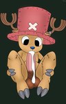 absurd_res animal_genitalia animal_penis anthro antlers autofellatio balls big_balls big_penis blue_nose bodily_fluids clothing cum cum_in_mouth cum_in_own_mouth cum_in_self cum_inside deer equine_genitalia equine_penis genital_fluids genitals hat headgear headwear hi_res hooves horn male mammal masturbation new_world_deer one_piece oral oral_masturbation pawsta penile penile_masturbation penis reindeer small_but_hung solo tony_tony_chopper