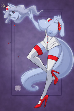 Rating: e
ID: 4354235
Date: 2023-10-15 14:41:01 -0400
Status: active
Score: 9
breasts button_(fastener) button_pop clothing costume detachable detachable_head female footwear ghost halloween halloween_costume headless headless_horseman hi_res high_heels holidays legwear mary_macrae nipples nurse_clothing nurse_uniform pattern_background pinup pose sharp_teeth shoes simple_background solo spirit stogiegoatarts teeth thigh_highs uniform wardrobe_malfunction post #4354235