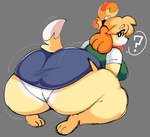 Rating: q
ID: 3759070
Date: 2022-12-19 02:35:17 -0500
Status: active
Score: 67
animal_crossing anthro bent_over big_breasts big_butt black_sclera bottomwear breasts butt canid canine canis clothing digital_media_(artwork) dipstick_tail domestic_dog female hair hi_res huge_butt isabelle_(animal_crossing) kneeling lewd_dorky looking_at_viewer looking_back mammal markings nintendo orange_hair panties question_mark shih_tzu shirt skirt solo tail tail_markings thick_thighs topwear toy_dog underbutt underwear white_clothing white_eyes white_panties white_underwear yellow_body post #3759070