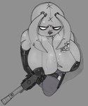 Rating: q
ID: 5601753
Date: 2025-05-27 05:55:11 -0400
Status: active
Score: 19
anthro armwear big_breasts bikini bikini_top bodily_fluids breasts cleavage clothed clothing dirty dirty_clothing ear_piercing ear_ring epic_games female fortnite glistening glistening_body gun high-angle_view huge_breasts lagomorph leporid mammal nitehare_(fortnite) ongongio piercing rabbit ranged_weapon ring_piercing scar shotgun solo sweat swimwear two-piece_swimsuit weapon post #5601753