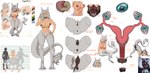 absurd_res animal_genitalia animal_pussy anthro anus avarus_lux_(artist) boslan canine_genitalia canine_pussy collaboration collage_(disambiguation) deborah_silvertail english_text eyewear female genitals glasses glessar grey_nipples hi_res humanoid humanoid_pointy_ears hybrid internal model_sheet multiple_forms nipple_chain nipple_piercing nipples piercing pussy signature spread_legs spreading standing symbiote tentacle_pussy tentacles text unusual_anatomy unusual_genitalia unusual_ovaries unusual_pussy worm