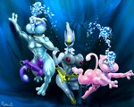 air_bubble anthro aquaphilia arceus asphyxiation balls bodily_fluids breasts bubble butt byondrage cyanosis drowning erection female generation_1_pokemon generation_4_pokemon genital_fluids genitals group gynomorph hi_res intersex legendary_pokemon long_story male mew_(pokemon) mewtwo muscular muscular_male nintendo nipple_dip nipples nude penis peril pokemon pokemon_(species) precum puffed_cheeks questionable_consent story story_in_description struggling swimming trio underwater water