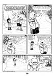 2017 animated_skeleton bone c-puff clothed clothing comic english_text frisk_(undertale) group hi_res human humanoid mammal monochrome not_furry sans_(undertale) skeleton speech_bubble text undead undertale undertale_(series)