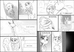 2016 anthro canid canine clothed clothing comic dialogue digital_drawing_(artwork) digital_media_(artwork) disney english_text eyewear female fox fur group hi_res judy_hopps lagomorph leporid male mammal monochrome necktie nick_wilde rabbit suit sunderance text thewyvernsweaver zootopia