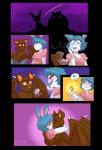 2019 anthro bat batnbun biped blue_hair blush clothed clothing comic croxovergoddess digital_media_(artwork) duo eyes_closed female fur hair hi_res jewelry kissing lagomorph laugh leporid long_ears male male/female mammal night open_mouth outside proposal rabbit ring simple_background sky smile star starry_sky white_body white_fur