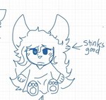 anthro clothing digital_media_(artwork) fan_character female hob! humanoid plushie shirt solo topwear whiteboard_fox_(artwork)