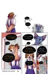 2:3 bastriw brown_eyes canid canine canis clothing comic dani_(bastriw) dialogue domestic_cat domestic_dog english_text felid feline felis female fernando_(bastriw) flashback hairless hairless_cat hi_res male mammal pato_(bastriw) purple_eyes sphynx_(cat) text url yellow_eyes