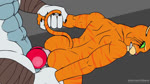 16:9 2d_animation abs anal anal_penetration animal_genitalia animal_penis animated anthro arm_grab arm_pull arm_wrapping arm_wraps back_muscles balls_deep bared_teeth bent_over big_butt big_penis bodily_fluids bouncing_butt bubble bubble_butt butt butt_jiggle canid canine canine_genitalia canine_penis canis claws clenched_teeth cum cum_bubble cum_in_ass cum_inside cum_on_another cum_on_back cum_on_body cum_on_penis cum_overflow cumshot death_(puss_in_boots) domestic_cat dominant dreamworks duo ears_back ears_down ejaculation erection eyeliner eyes_closed faceless_character faceless_male fast_sex felid feline felis from_behind_position fur genital_fluids genitals green_eyes grey_background grey_body grey_fur hands_behind_back hi_res jiggling knot knotting looking_back lying makeup male male/male mammal motion_tweening muscular muscular_anthro muscular_male narrowed_eyes navel no_sound on_front orange_body orange_fur penetration penis penis_on_back pivoted_ears prison_guard_position pull_out puss_in_boots_(character) puss_in_boots_(dreamworks) raised_tail red_penis restrained restrained_arms rough_sex running_makeup sarcasticmane sex short_playtime simple_background size_difference standing straining submissive tabby_cat tail teeth thick_penis thrusting webm whiskers widescreen wolf wrapped_arms wraps wrist_grab