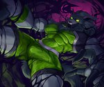 2024 alien anthro ben_10 blitzwolfer bulge cartoon_network clothed clothing green_eyes loboan looking_at_viewer male muscular muscular_anthro muscular_male nurinaki