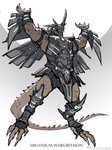 Rating: s
ID: 2284398
Date: 2020-06-06 03:35:13 -0400
Status: active
Score: 50
2020 3:4 anthro arm_blade armor bandai_namco biceps casting_spell claws clothed clothing digimon digimon_(species) digital_media_(artwork) futuristic_armor greaves hair headgear helmet hi_res horn horned_helmet male metal_wings muscular muscular_anthro muscular_male open_mouth pecs raised_arms scalie sharp_teeth shoulder_guards simple_background solo spirit_bomb taran_fiddler teeth vambrace vambrace_(weapon) wargreymon white_background wrist_blade wrist_weapon post #2284398