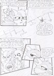 aircraft anthro bird's-eye_view black_and_white bottomwear canid canine chair clothing comic dasyuromorph dialogue duo english_text female field fur furniture hair high-angle_view jacket kitfox-crimson looking_at_another looking_at_partner macropod male mammal marsupial monochrome motion_lines multicolored_body multicolored_fur novus_(kitfox-crimson) on_chair pants recently_extinct_species rumour_(kitfox-krimson) shirt sitting sitting_on_chair sketch sofa speech_bubble stolen_generation t-shirt technology text thinking thought_bubble thoughtful_expression thylacine topwear two_tone_body two_tone_fur vehicle