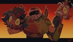 Rating: e
ID: 3727012
Date: 2022-12-02 15:41:53 -0500
Status: active
Score: 85
absurd_res armor blood bodily_fluids crossover death decapitation demon doom_(series) doom_slayer female female_death gore group headgear helluva_boss helmet hi_res human humanoid id_software imp impalement male male_death mammal microsoft millie_(helluva_boss) moxxie_(helluva_boss) not_furry trio velveteksotica x_eyes yellow_eyes post #3727012