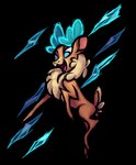 2017 absurd_res action_pose alpha_channel alts-art antlers black_outline blue_antlers blue_eyes blue_hooves brown_body brown_fur chest_tuft cloven_hooves deer digital_media_(artwork) elemental_manipulation eyelashes female feral fur glowing_antlers hi_res hooves horn ice_manipulation icicle mammal multicolored_body multicolored_fur neck_tuft new_world_deer no_pupils official_art open_mouth open_smile outline pose quadruped reindeer simple_background smile solo splash_art tan_body tan_fur them's_fightin'_herds transparent_background tuft two_tone_body two_tone_fur velvet_reindeer_(tfh)