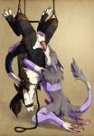 Rating: e
ID: 1911109
Date: 2019-06-22 19:58:13 -0400
Status: active
Score: 184
2018 anthro balls balthazar_(thorphax) bdsm blindfold bondage bound bound_top claws collar duo erection fellatio femboy forced fur genitals hi_res kel leash leashed_top male male/male male_penetrated male_penetrating male_penetrating_male mammal muzzle_(object) muzzled oral oral_penetration pawpads paws penetration penile penis power_bottom reverse_forced_oral rope sassypants sergal sex suspended_top suspension tail post #1911109