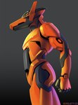 2023 anthro canid canine canis concept digital_media_(artwork) domestic_dog hi_res machine male mammal mecha muscular robodog robot scaglietti science science_fiction