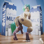 1:1 3d_(artwork) 3d_animation absurd_res animated anthro ava_(bimbini) balls big_balls big_butt big_penis bottle bouncing_balls bovid bovine breasts butt cattle container digital_media_(artwork) genitals gynomorph hi_res hooves intersex leodamodeler mammal milk_bottle milk_carton no_sound penis screwingwithsfm short_playtime solo thick_thighs twerking webm