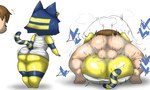 Rating: e
ID: 3591428
Date: 2022-09-27 09:19:16 -0400
Status: active
Score: 114
animal_crossing ankha_(animal_crossing) anthro balls biped blue_markings bottomless brown_hair butt clothed clothing digital_media_(artwork) duo enigi09 female female_on_human from_front_position genitals hair heart_symbol hi_res human human_on_anthro interspecies male male/female male_human male_on_anthro mammal markings mating_press nintendo rear_view sex simple_background tan_body underbutt villager_(animal_crossing) white_background yellow_body post #3591428