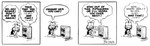 Rating: s
ID: 5338189
Date: 2025-01-29 10:31:58 -0500
Status: active
Score: -2
1974 20th_century 4_panel_comic absurd_res ancient_art anthro arthropod black_and_white breaking_the_fourth_wall comic dialogue electronics gnat gnorm_gnat_(character) gnorm_gnat_(series) hands_on_neck hi_res human humor insect jim_davis jim_davis_(artist) male mammal monochrome on_rock public_domain rock sitting slap solo surprised_expression television television_show thinking thoughtful_expression watching_television post #5338189
