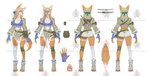 absurd_res akai_hime_(wild_assault) anthro blonde_hair blue_clothing blue_eyes blue_shirt blue_topwear bottomwear breasts canid canine claws clothing collar combat_cat_studio combatcatstudio dipstick_tail female fingerless_gloves fox fur gloves hair handwear heterochromia hi_res jacket mammal markings melee_weapon military model_sheet multicolored_body multicolored_fur official_art orange_body orange_fur red_eyes shirt shorts soldier solo sword tail tail_markings tan_body tan_fur topwear unknown_artist warrior weapon white_bottomwear white_clothing white_shorts wild_assault