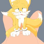 anthro bodily_fluids canid canine cowgirl_position cum cum_in_ass cum_inside duo fox from_front_position genital_fluids genitals human male male/male mammal miles_prower nude on_bottom on_top penis riding sega sex sonic_the_hedgehog_(series)