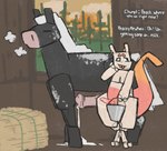 Rating: e
ID: 5165881
Date: 2024-11-07 06:49:50 -0500
Status: active
Score: 379
2_toes 3_fingers animal_genitalia animal_penis anthro bestiality black_body black_fur bodily_fluids breath bucket container cum duo english_text equid equine equine_genitalia equine_penis excessive_cum excessive_genital_fluids feet feral fingers fur generation_1_pokemon genital_fluids genitals hay hay_bale hi_res horse horse_(minecraft) humanoid_genitalia humanoid_penis legendary_pokemon male male/male mammal mane mewtwo microsoft minecraft mojang nintendo peach_(peachymewtwo) peachymewtwo penis plant pokemon pokemon_(species) spots spruce stable text toes tree white_mane white_spots xbox_game_studios post #5165881