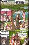 2023 amber_(fuf) anthro armpit_hair body_hair bottomwear breasts brown_body brown_eyes brown_fur brown_hair canid canine clothed clothing comic dan_(fuf) dialogue elliot_(fuf) english_text feet female feral fingerless_(marking) flint_(fuf) forest fox fuf fur green_hair group hair hi_res hug human kyra_(fuf) lagomorph leporid liam_(fuf) male mammal midriff murid murine mustelid navel open_mouth orange_body orange_fur outside plant purple_body purple_eyes purple_fur rabbit rat red_hair reptile rita_(fuf) rodent scalie shirt shorts skirt snake tail tail_tuft tank_top tesla_(fuf) text toeless_(marking) topwear tree tuft