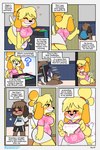 2:3 absurd_res animal_crossing animal_noises anthro arf back-print_panties bathroom blouse bodily_fluids bottomwear breasts breath breathing_noises brother_(lore) brother_and_sister_(lore) canid canine canis clothed clothing comic crushpepper cum cum_on_clothing cum_on_panties cum_on_underwear diary different_sound_effects digby_(animal_crossing) domestic_dog duo english_text female front-print_panties genital_fluids genitals heart_clothing heart_panties heart_print heart_symbol heart_underwear hearts_around_body hearts_around_head hi_res holding_clothing holding_object holding_panties holding_underwear incest_(lore) incestuous_fantasy incestuous_voyeur_(lore) intraspecies isabelle_(animal_crossing) laundry_basket leaf leaf_(animal_crossing) leaf_pattern leaf_pattern_clothing leaf_print leaf_print_clothing leaf_print_shirt leaf_print_topwear male mammal masturbation moan motion_onomatopoeia musk nintendo no_underwear notched_leaf onomatopoeia panties pattern_clothing pattern_shirt pattern_topwear penis print_clothing print_panties print_shirt print_topwear print_underwear pulling_sound_effect shih_tzu shirt shorts sibling_(lore) sister_(lore) skirt slightly_chubby slightly_chubby_female sound_effects spying stated_incest tail tail_motion tailwag text text_on_clothing text_on_panties text_on_underwear text_print topwear toy_dog twincest_(lore) twins_(lore) underwear url voyeur white_clothing white_panties white_underwear