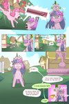 2:3 absurd_res animal_dildo animal_sex_toy bodily_fluids box cold-blooded-twilight comic container dialogue dildo dragon english_text equid equine_dildo female feral friendship_is_magic hasbro hi_res male mammal my_little_pony mythological_creature mythological_scalie mythology pinkie_pie_(mlp) purple_body riding river scalie sculpture sex_toy spike_(mlp) statue sweat tail text twilight_sparkle_(mlp)