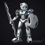 1:1 3d_(artwork) armor better_version_at_paywall biomechanical bionicle blender_(artwork) digital_media_(artwork) gabby94 glowing glowing_eyes gradient_background hi_res humanoid kopaka lego looking_at_viewer machine male mask melee_weapon not_furry purple_eyes red_eyes robot robot_humanoid shield silver_body simple_background solo sword toa weapon white_body