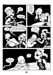 2017 animated_skeleton bone c-puff comic english_text eye_patch eyewear female fish hi_res humanoid male marine monochrome papyrus_(undertale) question_mark skeleton speech_bubble text undead undertale undertale_(series) undyne