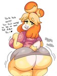 Rating: q
ID: 3193563
Date: 2022-02-24 18:08:49 -0500
Status: active
Score: 85
animal_crossing anthro big_breasts big_butt bottomwear breasts butt butt_jiggle canid canine canis clothed clothing digital_media_(artwork) domestic_dog female furgonomics hi_res huge_butt isabelle_(animal_crossing) jiggling lewd_dorky mammal miniskirt monotone_bottomwear monotone_clothing monotone_skirt nintendo pencil_skirt rear_view shih_tzu skirt solo tail tail_through_skirt thick_thighs toy_dog underbutt post #3193563