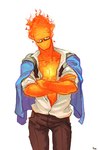 Rating: s
ID: 4797979
Date: 2024-05-21 14:44:43 -0400
Status: active
Score: 11
2016 artist_name bottomwear bow_tie clothed clothing collarbone collared_shirt colored crossed_arms digital_drawing_(artwork) digital_media_(artwork) dress_shirt earless elemental_creature elemental_humanoid eyeless eyewear fire fire_creature fire_humanoid flaming_hair glasses grillby head_tilt hoodie humanoid looking_at_viewer looking_down looking_down_at_viewer mouthless noseless open_clothing open_shirt open_topwear pants partially_clothed portrait pseudo_hair shirt signature simple_background slacks solo text three-quarter_portrait topwear undertale undertale_(series) untied_bow_tie wearing_glasses white_background yoo post #4797979