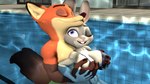 16:9 3d_(artwork) anthro big_breasts bikini breast_grab breasts canid canine claws clothing cuddling curvy_figure daemont92 digital_media_(artwork) disney duo eyes_closed female fox grabbing_both_breasts groping_from_behind hand_on_another's_breast hand_on_breast head_on hi_res judy_hopps lagomorph leporid looking_at_another male male/female mammal nick_wilde rabbit red_fox size_difference source_filmmaker_(artwork) swimming swimming_pool swimwear tail true_fox two-piece_swimsuit voluptuous water widescreen zootopia