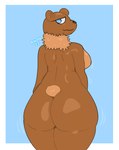 anon_22 anthro bear big_butt breasts butt female hi_res mammal solo