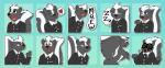 Rating: q
ID: 1233654
Date: 2017-06-03 11:25:21 -0400
Status: active
Score: 16
2016 4_fingers animal_noises anthro big_tail black_body black_clothing black_eyes black_fur black_nose black_tail black_topwear blue_background blush butt clothed clothing digital_media_(artwork) disgust drop_shadow element_drop_shadow embarrassed expression_sheet eyebrows eyewear fingers frown fur gas_mask gesture glasses grumpy hair hand_gesture happy heart_pair heart_reaction heart_symbol long_tail looking_back male mammal mask mephitid middle_finger multicolored_body multicolored_fur multicolored_tail multiple_images nowandlater nude open_mouth partitioning pictographics pink_tongue presenting presenting_hindquarters raised_eyebrow ray_rhythmus shrug signature simple_background skunk sleeping smile smirk solo sound_effects speech_bubble speech_bubble_drop_shadow sticker_pack tail telegram_sticker thought_bubble thought_bubble_drop_shadow tired tongue topwear two_tone_body two_tone_fur two_tone_tail vowelless vowelless_sound_effect white_body white_fur white_hair white_tail zzz post #1233654