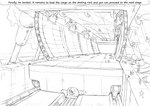 absurd_res anthro dieselpunk digital_drawing_(artwork) digital_media_(artwork) english_text group hi_res kofomy monochrome simple_background speech_bubble text white_background