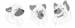 Rating: s
ID: 232417
Date: 2012-07-27 14:24:07 -0400
Status: active
Score: 5
ambiguous_form bared_teeth clenched_teeth conditional_dnp ears_back expression_sheet expressions eyes_closed female fys grin headshot_portrait hyena inner_ear_fluff mammal monochrome pivoted_ears portrait sefeiren sketch smile snout solo spots spotted_hyena teeth tuft wide_eyed post #232417